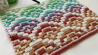 The Enchanting World of Bargello; Uniting Crochet and Mosaic Techniques