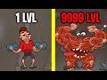 MAX LEVEL MR MUSCLE EVOLUTION! Homo Evolution! All Levels Unlocked! (9999+ Level Muscle Monster!)