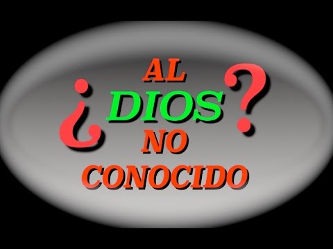 Resultado de imagen para al dios desconocido biblia