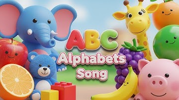 ABC Alphabet Song A–Z | 3D Animated Learning Video for Kids | Fun Educational Cartoon”