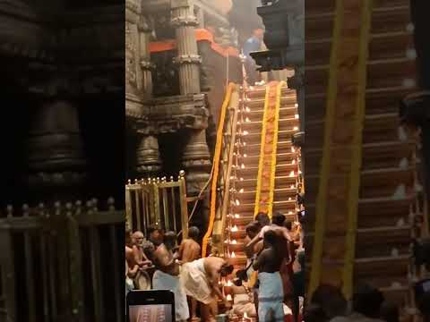 Padi pooja at sabarimala sanidhanam 🙏 18-05-2026 evining visuals 🙏 #ayyappa #padipooja #sabarimala