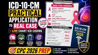 ICD-10-CM Practical Application to Real Cases | Live Chart Coding | CPC 2026 Prep #icd10cm #cpc