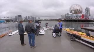 Wheelchairs on Water with ex Vancouver Mayor - Porsche Boxster Road Trip 6