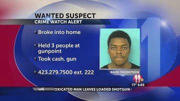 SCSO deputies searching for Kingsport home robbery suspect