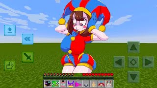 Today I played as POMNI in minecraft | The amazing digital circus in minecraft