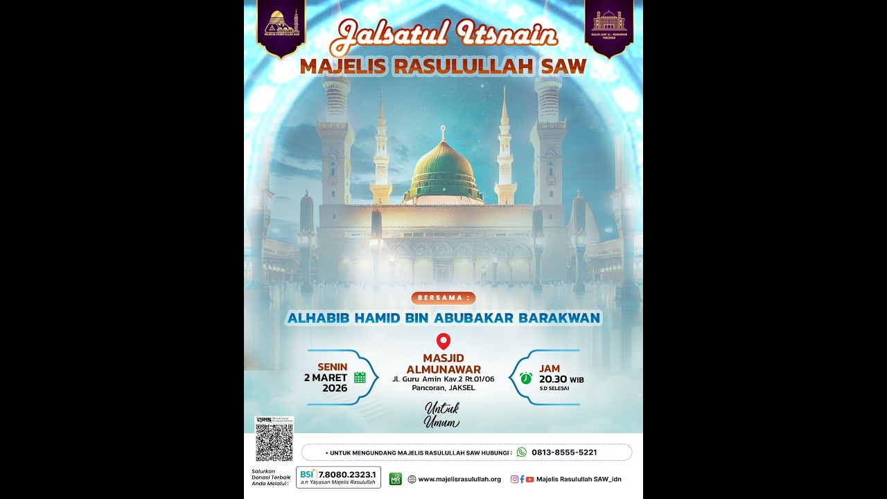 JALSATUL ITSNAIN | MajelisRasulullahSAW