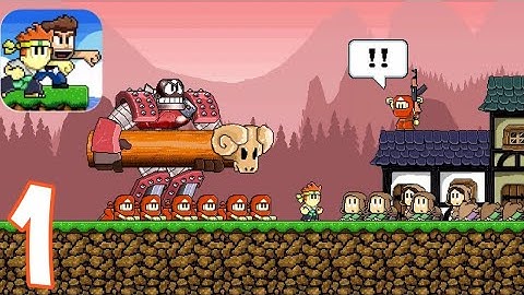 Dan the Man - Gameplay Walkthrough Part 1 - Prologue 1-3 (iOS, Android)