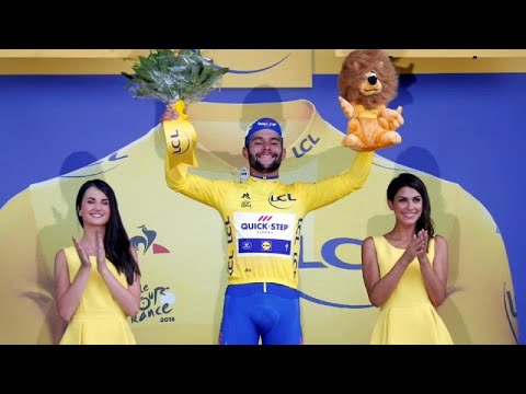 Video: Tour de France 2018: Fernando Gaviriya 1-bosqichda g'alaba qozonib, birinchi sariq libosni oldi