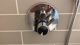 How to adjust max temperature on a hansgrohe shower valve