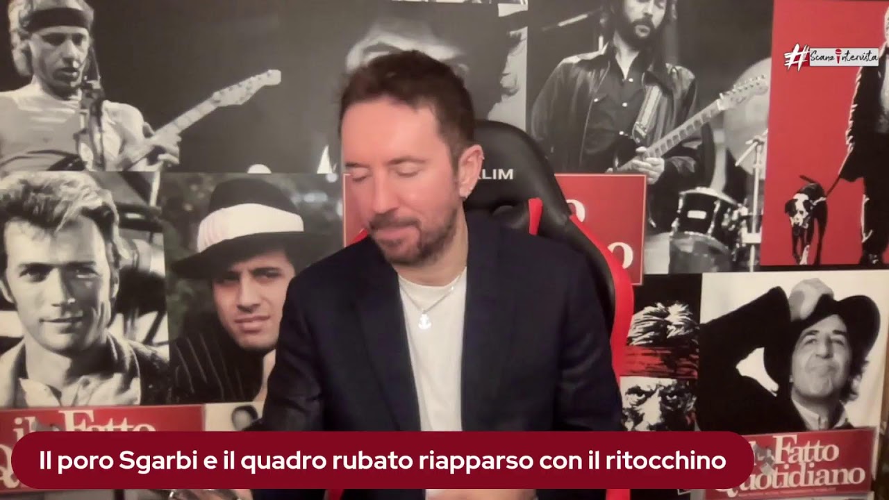 Il poro Sgarbi e il quadro rubato riapparso con il ritocchino - YouTube