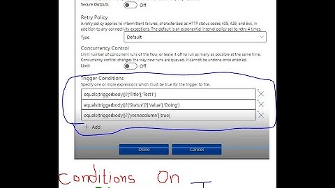 Triggering Conditions on Power Automate Flows - (Automated flows)