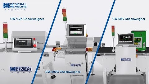 General Measure ChexGo Checkweigher Reduce the Loss from Production Waste