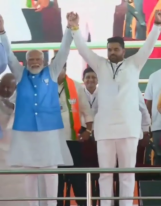PM Modi campaigned for mass rapist Prajwal🤬🤬