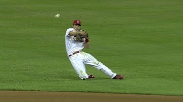 Carpenter makes a sensational diving stop