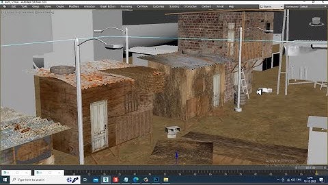 3DsMax Tutorials, Learn 3D Modeling a Low Poly Colony Houses from Scratch in 3dsmax (Part 12)