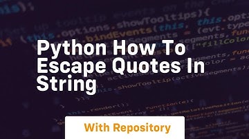 python how to escape quotes in string