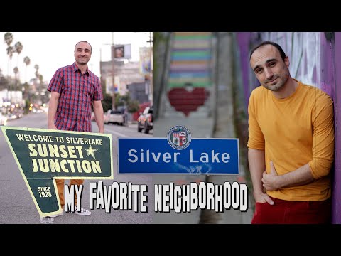 TOUR OF SILVER LAKE & ITS SURROUNDINGS - There's no homeless problem in this area of Los Angeles