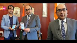 MaaGulf Mobile App launch by H.E Vipul(Consul General Of India,Dubai)