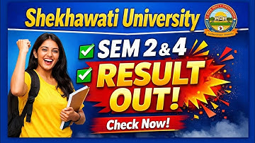 PDUSU SEMESTER 2 & 4 RESULT 😲 CHECK  | SHEKHAWATI UNIVERSITY SEMESTER SECOND RESULT 2025