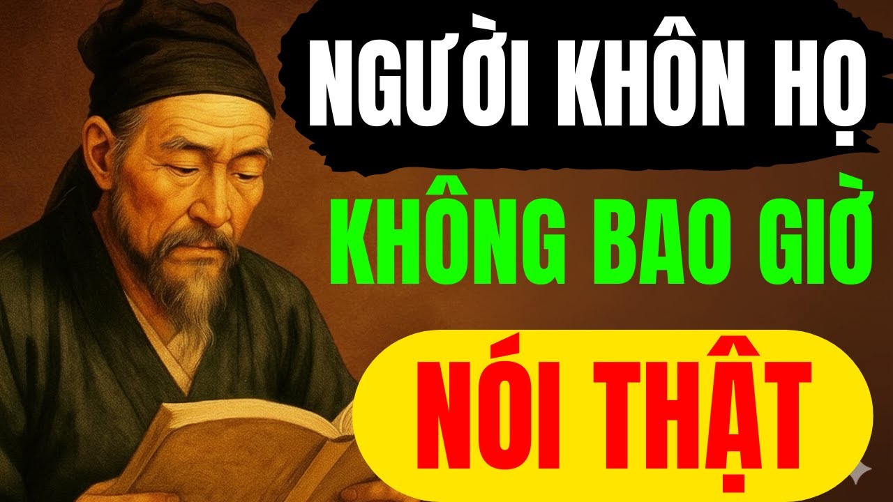 CỔ NHÂN TIẾT LỘ: NGƯỜI KHÔN KHÔNG BAO GIỜ NÓI THẬT - NGHE XONG BẠN SẼ TỈNH | MINH TRIẾT CỔ NHÂN
