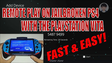 Remote Play on Jailbroken PS4 with PS VITA Fast & Easy | Same PSN Account Not Required | 6.72 - 9.00