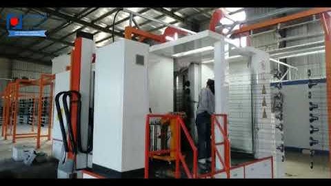 PP Powder Spray Booth Cyclone Recovery System Fast Color Changing System