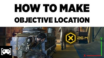 HOW TO MAKE OBJECTIVE LOCATION / MARK LOCATION / 2 AXIS COMPASS | Unreal Engine