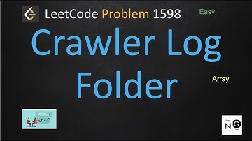 crawler log folder | crawler log folder leetcode | leetcode 1598