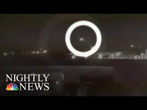 New Video Appears To Show Second Missile Hitting Ukrainian Plane | NBC Nightly News