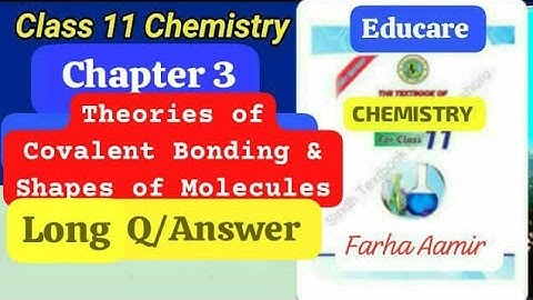Class 11 (XI) Chemistry Chapter 3 Long Question/Answer 1 to 4 Explained | Sindh Textbook board