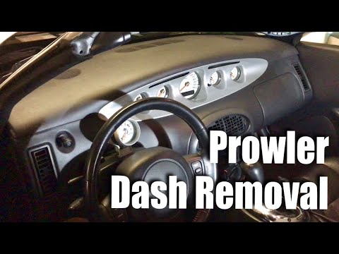 How to remove the Plymouth Prowler dashboard