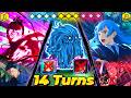 SP Buffed Miwa X Todo 10★ Cursed Sweep Clear ~14 Turns | JJK Phantom Parade