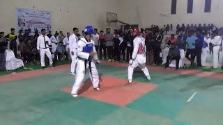 Best Taekwondo Fight-Saurav Sharma(Red) vs Jatin Sharma(Blue) Panipat u-63kg