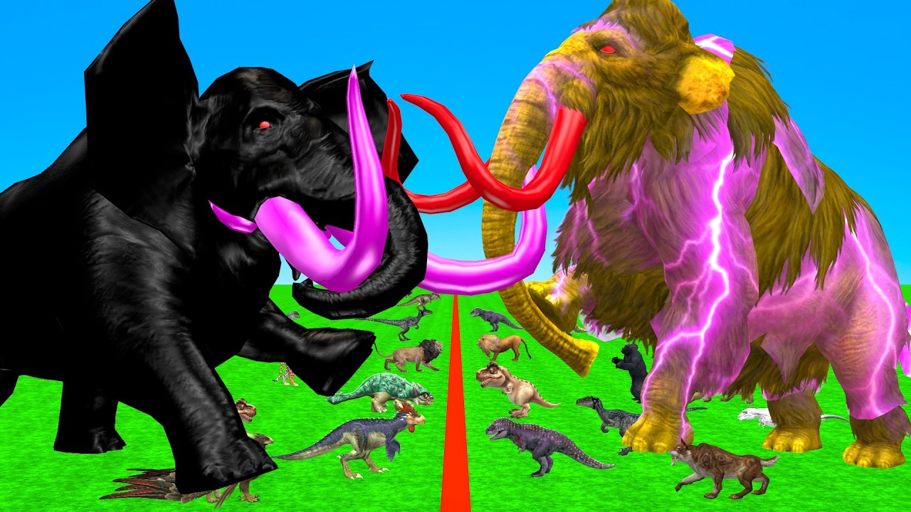 Incredible Animals Race vs Dinosaurs vs Prehistoric Mammals Speed Race Run: Who Will Win?ARBS