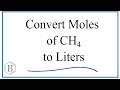 Moles to Liters Conversion Concepts