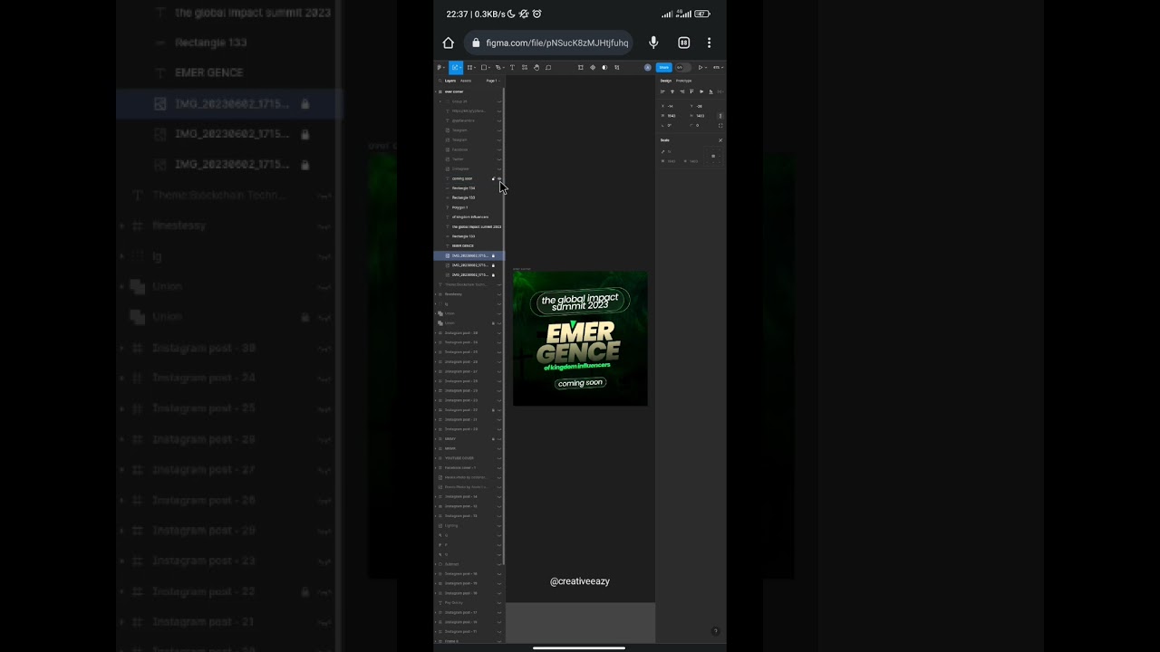 flyer design with figma #figma #flyerdesign #figmaplugin #tutorial #worship #figmaplugins #graphics