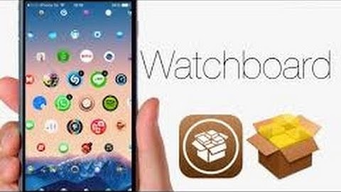 Cydia Jailbreak Tweak Watchboard