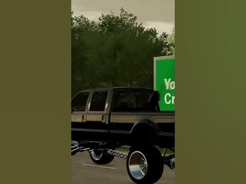 Lifted 6.0 Powerstroke In Farming Simulator 22! #anylevel #truck #ford