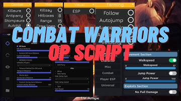 Roblox Combat Warriors OP Script | Kill Aura | Auto Parry Aimbot Anti Parry Walkspeed | *PASTEBIN*