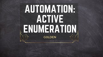 Adding Active Enumeration to recon! (Automation Series)
