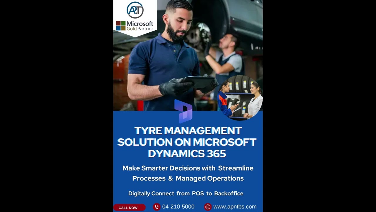 Tyre management Software in DUBAI  |Tyre Management Solution in UAE | Best Microsoft Partner In UAE