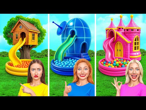 Домики Одного Цвета Бедная vs Богатая vs Ультра Богатая | Смешные Cитуации от Multi DO Smile