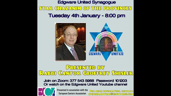 Star Chazanim of the Provinces  by Rabbi Cantor Geoffrey Shisler