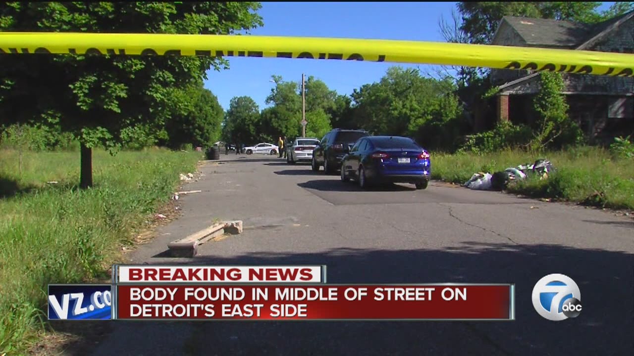 Body found in middle of street on Detroit's east side YouTube