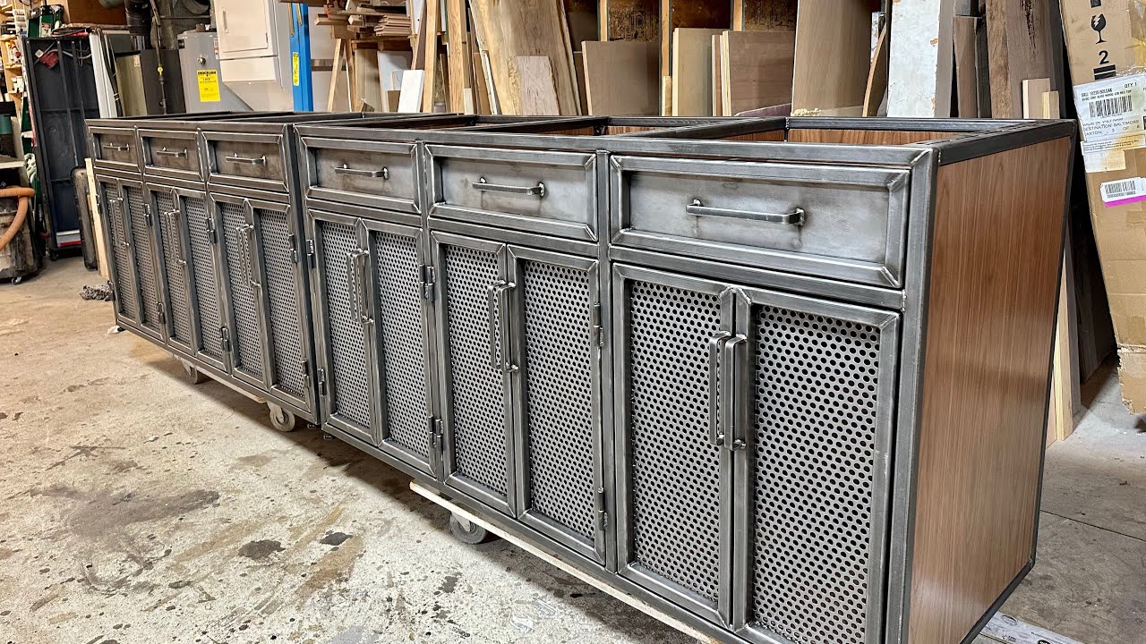 Building Custom Steel Cabinets - YouTube