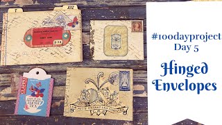#100dayproject Day 5: Adorable Hinged Envelopes