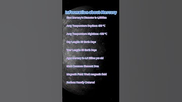 Discover Mercury in 7 Seconds: Surprising Facts About the Smallest Planet! 🌍🔥#universe #space #nasa