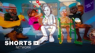 A man self-absorbed in technology oblivious to the people around him. | Animated Short Film 'Metro6' by The Shorts Network 3,824 views 2 years ago 8 minutes, 31 seconds