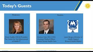Florida HIE Encounter Notification Service ENS® for FQHCs Virtual Panel