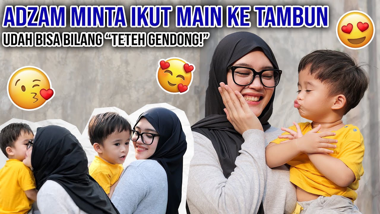 ADZAM BETAH MAIN BARENG, SAMPE GAMAU DITINGGAL PERGI GEMESSS!